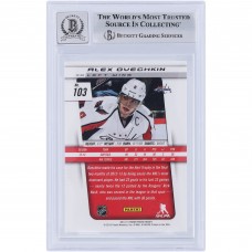 Alexander Ovechkin Washington Capitals Autographed 2013-14 Panini Prizm #103 Beckett Fanatics Witnessed Authenticated 9/10 Card