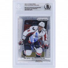 Alexander Ovechkin Washington Capitals Autographed 2013-14 Panini Prizm #103 Beckett Fanatics Witnessed Authenticated Card
