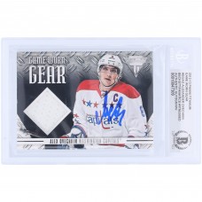 Alexander Ovechkin Washington Capitals Autographed 2012-13 Panini Titanium Game Worn Gear Relic #GG-AO Beckett Fanatics Witnessed Authenticated Card