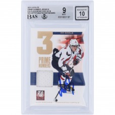 Alexander Ovechkin Washington Capitals Autographed 2011-12 Panini Donruss Elite Prime Numbers Jersey Relic #14 #/301 Beckett Fanatics Witnessed Authenticated 9/10 Card