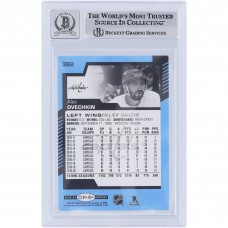 Alexander Ovechkin Washington Capitals Autographed 2020-21 O-Pee-Chee Blue #382 Beckett Fanatics Witnessed Authenticated 9/10 Card