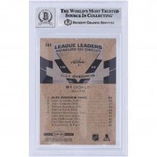 Alexander Ovechkin Washington Capitals Autographed 2019-20 O-Pee-Chee League Leaders #582 Beckett Fanatics Witnessed Authenticated 9/10 Card