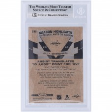 Alexander Ovechkin Washington Capitals Autographed 2019-20 O-Pee-Chee Season Highlights #599 Beckett Fanatics Witnessed Authenticated Card