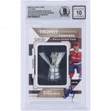 Alexander Ovechkin Washington Capitals Autographed 2020-21 O-Pee-Chee Maurice Richard Patch Relic #P-26 Beckett Fanatics Witnessed Authenticated 10 Card