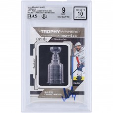 Alexander Ovechkin Washington Capitals Autographed 2019-20 O-Pee-Chee Stanley Cup Patch Relic #P-71 Beckett Fanatics Witnessed Authenticated 9/10 Card