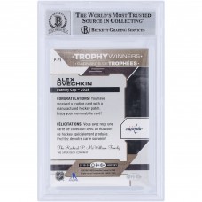 Alexander Ovechkin Washington Capitals Autographed 2019-20 O-Pee-Chee Stanley Cup Patch Relic #P-71 Beckett Fanatics Witnessed Authenticated 9/10 Card