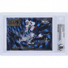Alexander Ovechkin Washington Capitals Autographed 2020-21 Skybox Metal Universe Gold Net Deposits Silver Ink #ND-14 #/25 Beckett Fanatics Witnessed Authenticated Card