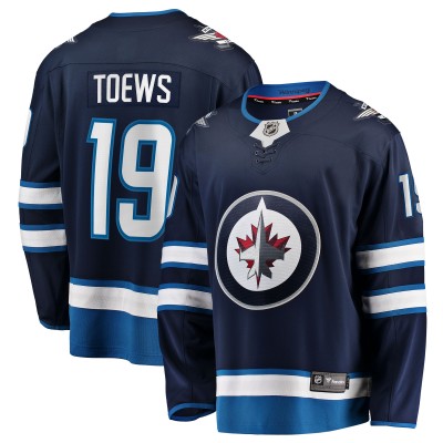 Джерси Winnipeg Jets Jonathan Toews Fanatics Navy Home Breakaway