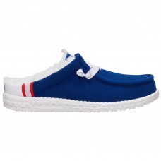 Washington Capitals Hey Dude Navy Wally Casual Slip-On Shoes