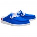 New York Rangers Hey Dude Blue Wally Casual Slip-On Shoes New York Rangers Hey Dude Blue Wally Casual Slip-On Shoes