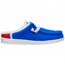 New York Rangers Hey Dude Blue Wally Casual Slip-On Shoes