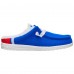 New York Rangers Hey Dude Blue Wally Casual Slip-On Shoes