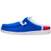 New York Rangers Hey Dude Blue Wally Casual Slip-On Shoes