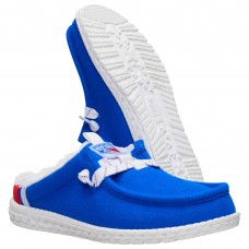 New York Rangers Hey Dude Blue Wally Casual Slip-On Shoes