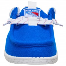 New York Rangers Hey Dude Blue Wally Casual Slip-On Shoes
