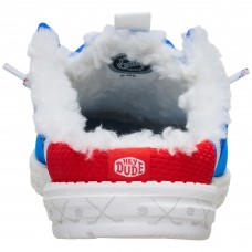 New York Rangers Hey Dude Blue Wally Casual Slip-On Shoes