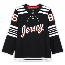Игровая джерси Jack Hughes New Devils Autographed Fanatics Authentic Black Alternate Fanatics Premium