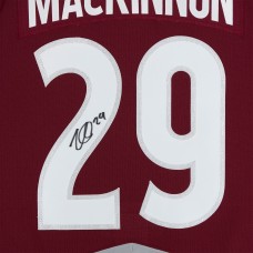 Nathan MacKinnon Colorado Avalanche Autographed Fanatics Authentic Burgundy Fanatics Authentic Pro Jersey Nathan MacKinnon Colorado Avalanche Autographed Fanatics Authentic Burgundy Fanatics Authentic Pro Jersey