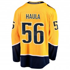 Джерси Nashville Predators Erik Haula Fanatics Gold Home Breakaway