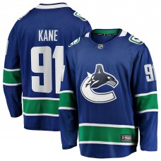 Джерси Vancouver Canucks Evander Kane Fanatics Blue Home Breakaway