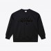 Washington Capitals Mitchell & Ness Black Phantom Fleece Crew Neck Sweatshirt