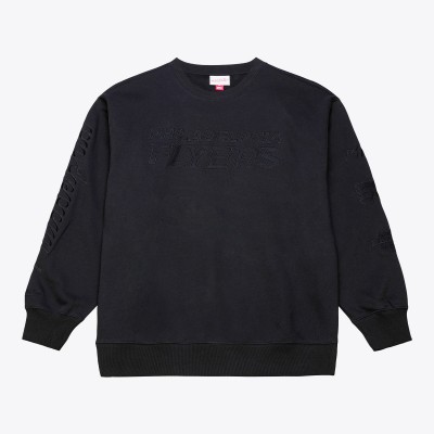 Кофта Philadelphia Flyers Mitchell & Ness Black Phantom Fleece Crew Neck
