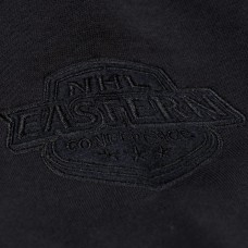 Detroit Red Wings Mitchell & Ness Black Phantom Fleece Crew Neck Sweatshirt