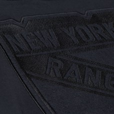 Толстовка New York Rangers Mitchell & Ness Black Phantom Fleece
