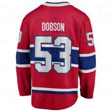 Джерси Montreal Canadiens Noah Dobson Fanatics Red Home Breakaway