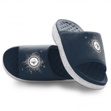 Подростковая Winnipeg Jets ISlide Centered Logo Splat Motive Slide Sandals