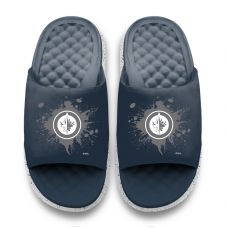 Подростковая Winnipeg Jets ISlide Centered Logo Splat Motive Slide Sandals