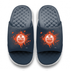 Подростковая Edmonton Oilers ISlide Centered Logo Splat Motive Slide Sandals