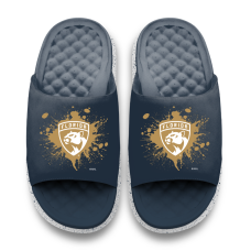 Unisex Florida Panthers ISlide Centered Logo Splat Motive Slide Sandals