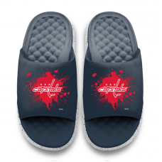 Unisex Washington Capitals ISlide Centered Logo Splat Motive Slide Sandals