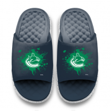 Unisex Vancouver Canucks ISlide Centered Logo Splat Motive Slide Sandals