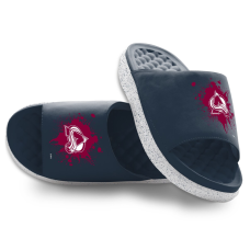 Unisex Colorado Avalanche ISlide Centered Logo Splat Motive Slide Sandals Unisex Colorado Avalanche ISlide Centered Logo Splat Motive Slide Sandals
