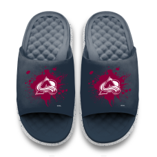 Unisex Colorado Avalanche ISlide Centered Logo Splat Motive Slide Sandals Unisex Colorado Avalanche ISlide Centered Logo Splat Motive Slide Sandals