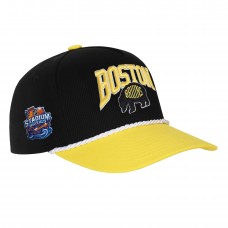 Подростковая Boston Bruins Fanatics Black 2026 NHL Stadium Series Team A-Frame Adjustable Hat