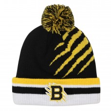 Шапка с помпоном Boston Bruins Fanatics Black 2026 NHL Stadium Series Cuffed Knit
