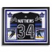 Auston Matthews Toronto Maple Leafs Autographed Fanatics Authentic Deluxe Framed Black Alternate adidas Jersey