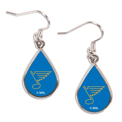 St. Louis Blues WinCraft Tear Drop Earrings