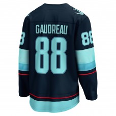 Джерси Seattle Kraken Frederick Gaudreau Fanatics Deep Sea Blue Home Breakaway