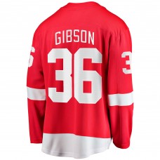 Джерси Detroit Red Wings John Gibson Fanatics Red Home Breakaway