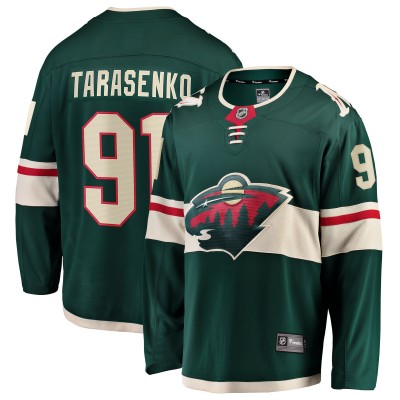 Джерси Minnesota Wild Vladimir Tarasenko Fanatics Green Home Breakaway