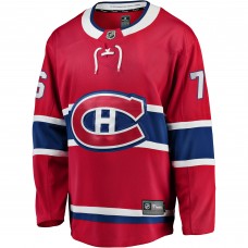 Джерси Montreal Canadiens Zack Bolduc Fanatics Red Home Breakaway