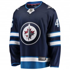 Джерси Winnipeg Jets Cole Koepke Fanatics Navy Home Breakaway Джерси Winnipeg Jets Cole Koepke Fanatics Navy Home Breakaway