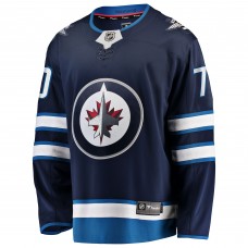 Джерси Winnipeg Jets Tanner Pearson Fanatics Navy Home Breakaway Джерси Winnipeg Jets Tanner Pearson Fanatics Navy Home Breakaway
