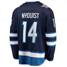 Джерси Winnipeg Jets Gustav Nyquist Fanatics Navy Home Breakaway