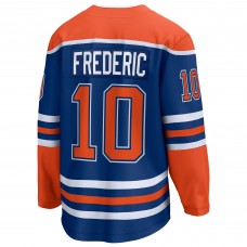 Джерси Edmonton Oilers Trent Frederic Fanatics Royal Home Breakaway