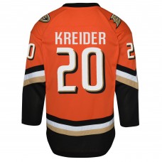 Подростковая Anaheim Ducks Chris Kreider Outerstuff Orange Home Replica Jersey